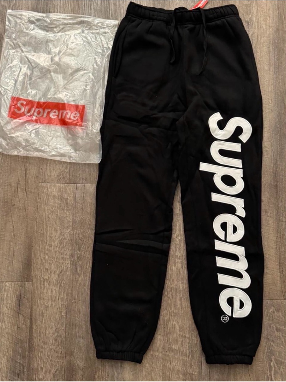 Supreme Black Joggers